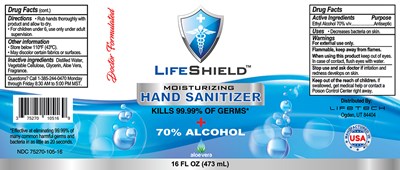 16 Oz Lifeshield Hand Sanitizer Eth 70 Pump